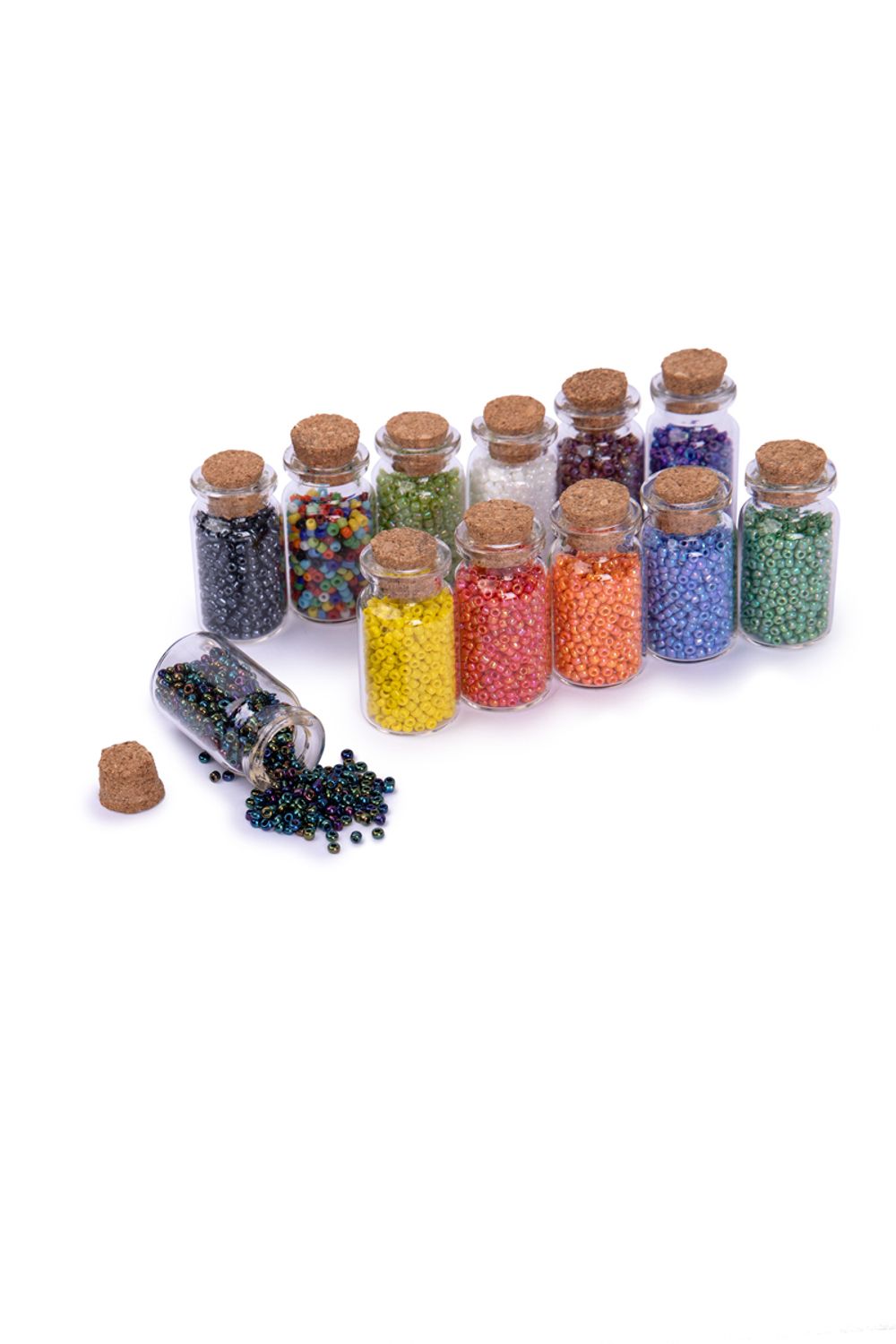 Набор бисера для рукоделия №4 ассорти мат. крашен. бензиновый, Zlatka SGB