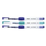 Кисть синтетика "Milan" Набор кистей с резервуаром для воды круглая 3 шт длинная ручка, 04C403, Milan, 04C403