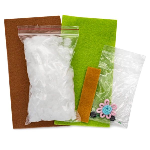 Набор для шитья игрушки из фетра, Кактус, 12см