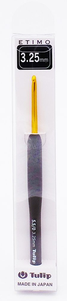 Крючок для вязания с ручкой Tulip Etimo 3,25мм, T15-550e