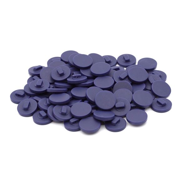 Пуговицы на ножке 28L (18мм), пластик (Navy (т.синий матовый)), 72 шт, CN K-33