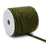 Шнур витой ⌀5.0 мм / 18.29 метров, 39 т-оливковый