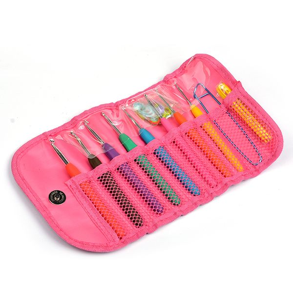 Набор алюминиевых крючков для вязания Maxwell Colors с эргономичной ручкой (в органайзере) MAXW.62786 (2.5-6.0 мм)