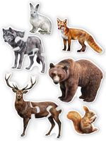 Пазлы для малышей Животные леса 22 элемент, Фрея PZL-BК-010