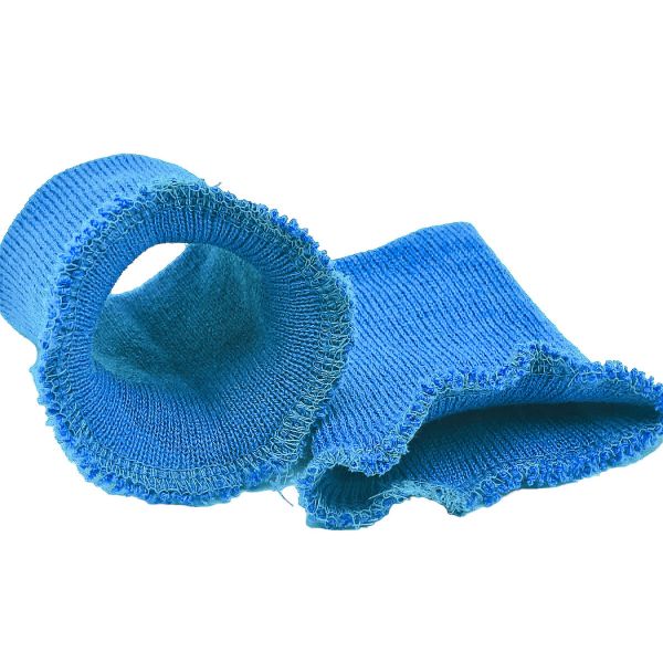 Манжеты трикотажные 8.0х9.5 см, 1 пара, средней плотности 14 кл, 1х1, в-54 арктика, синий