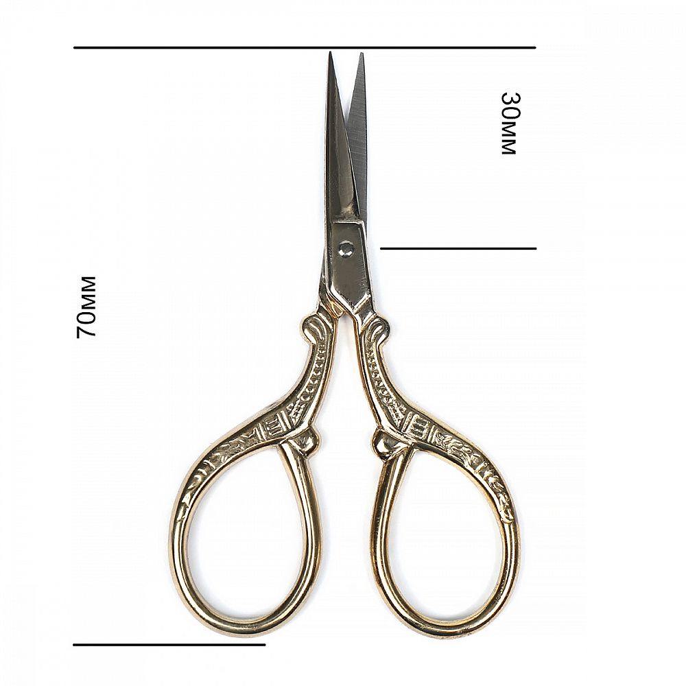 Ножницы рукодельные 7 см / 3 см, цельнометаллические, Maxwell TS-TN5