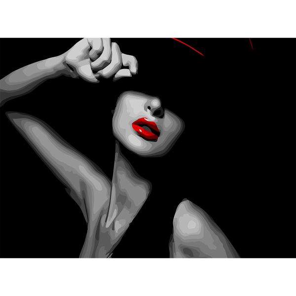 Картина по номерам Cristyle, Девушка в стиле танго, 40х50 см