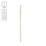 Крючок для вязания ⌀4.5 мм, 15 см, бамбук, в чехле, Gamma CHB