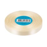 Лента атласная 1-сторонняя 12.0 мм / 33±2 метра, 008 кремовый, Gamma