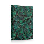 Тетрадь общая со сменным блоком, глянцевая ламинация, A5 160 л. на 4 кольцах 65 г/м², белизна 100% 12 шт, клетка, 000661 Зелёный калейдоскоп, Светоч ТЕТ160-001