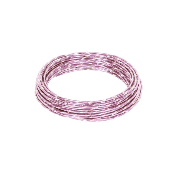 Проволока для плетения алюминий ⌀2 мм, 10 м,±0.5 м, 22 сиреневый, Gamma AWC-2