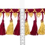 Бахрома отделочная 115.0 мм / 10 метров, с кистями, (274-112), 878