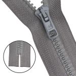 Молния трактор Arta Т6 (6 мм) 1 зам., н/раз., 18 см, цв. 074 серый, уп.10 шт