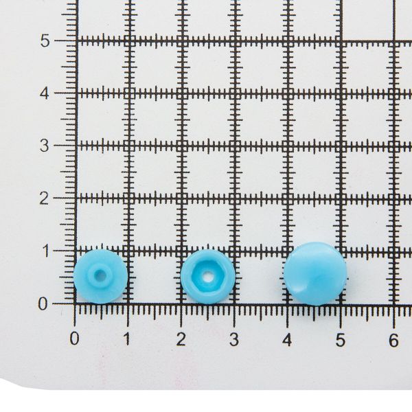 Кнопка рубашечная ⌀12,5/10мм пластик (≈100 шт) New Star (198 небесно-голубой)