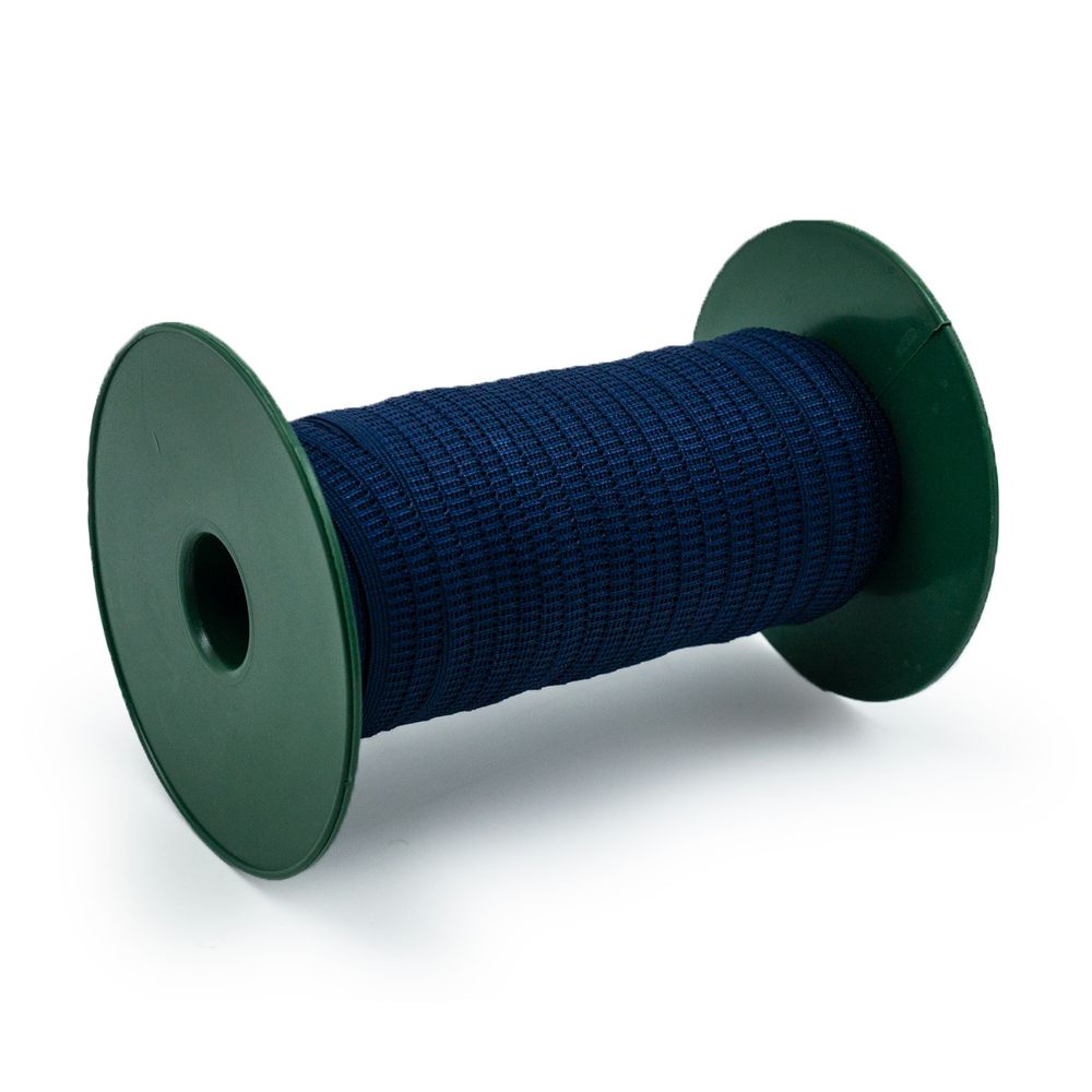 Резинка бельевая (ажурная) 10.0 мм / 50 метров, т.синий, 0310/49