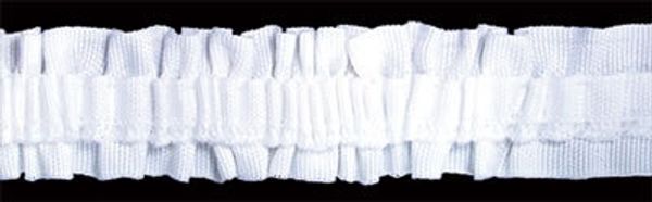 Лента (тесьма) шторная: сборка гармошка (1:3.3) 25 мм / 50 метров, белый, Blitz W252G