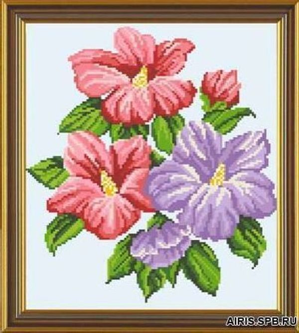 Набор для вышивания нитками Нова Слобода, Флоксия