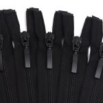 Молния спираль (витая) Arta Т5 (5 мм) 1 зам., разъем., 75 см, цв. 580 черный, уп.5 шт