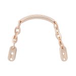 Цепочка-вешалка 105х7 мм, металл, Gold золото, 2 шт, MB196