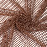 Сетка бельевая со стразами 100 г/м², шир.140 см / 13.71 метра, 2025 цв.68 бежевый /2025.68/