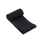 Подвяз (довяз) трикотажный 8.5х90.0 см, с каналом для шнурка, черный, CL-045