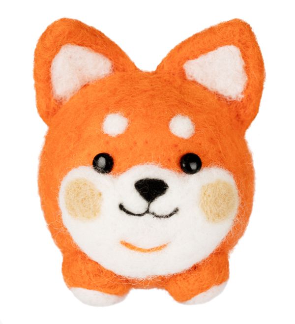 Набор для валяния Miadolla, Песик Момо, 8 см, WT-0203