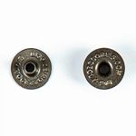 Часть кнопки Дельта (O-образная) ⌀14 мм (D-часть), кольцо 1/15, латунь, 100 шт, S090535