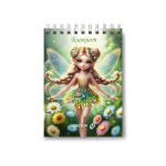 Блокнот на гребне A6 80 л., 4 шт, клетка, Волшебные крылья 01204, Светоч Б116