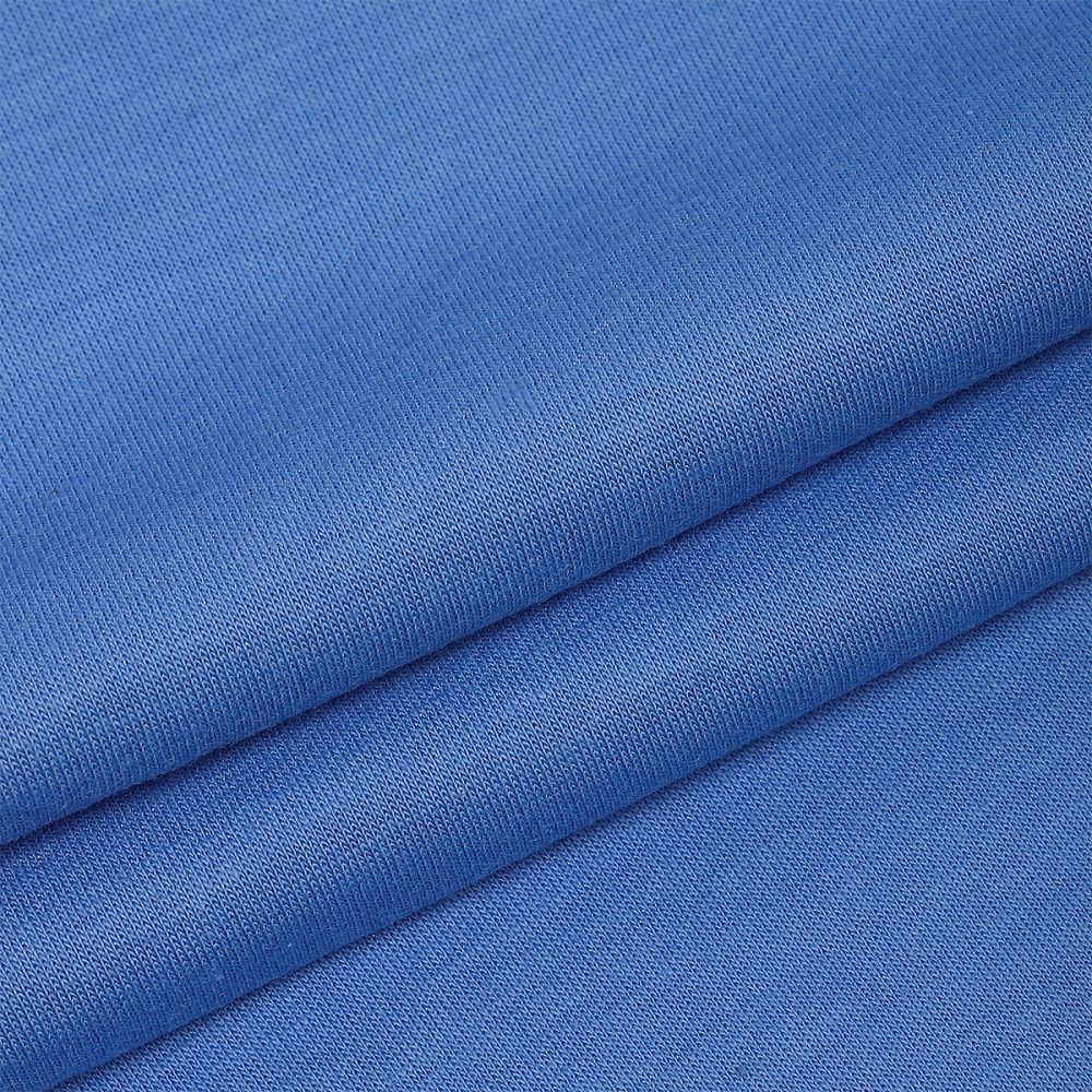 Футер 2-нитка петля поликоттон стрейч 220 г/м², 160 см / 3 метра, ФУТ2Х.TBY.ХЛ-ПЭ.S144.3, цв.S144 голубой