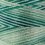 Нитки вышивальные Gamma мультиколор M120/2, 10 шт, 400 я, Set 11 изумруд