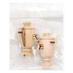 Заготовка для декорирования Самовар, h6,3х3,8х3,5см, 2 шт