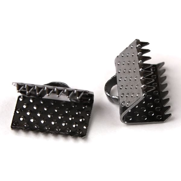 Концевик для ленты, 10 мм, 6 штук, Astra&Craft (черный) 4AR2030