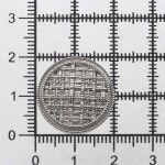 Пуговицы на ножке 32L=20 мм, металл, Silver (серебристый), 10 шт, MP06
