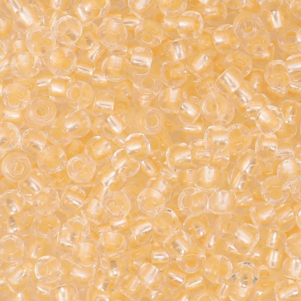 Бисер Preciosa прозрачный с перламутр. цвет.центром, круг.отв., 100 г (5х20 г), (38292)331-19001/10/0