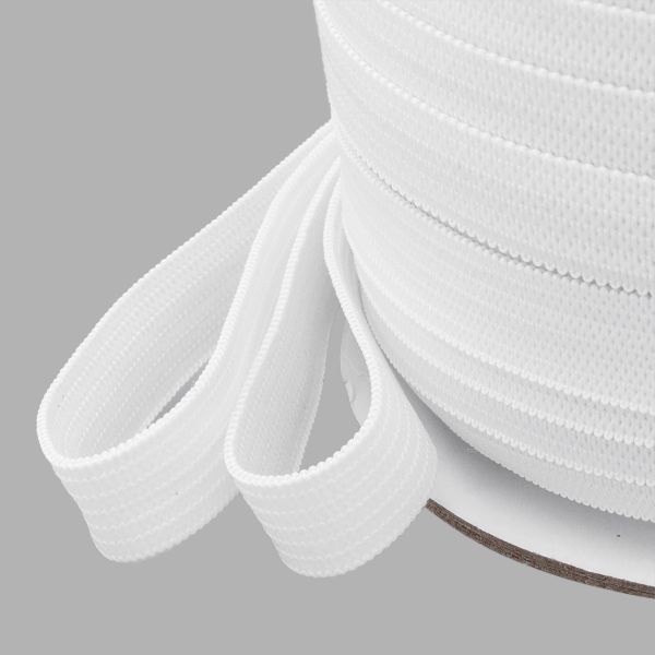 Резинка бельевая (стандартная) вязаная 10.0 мм / 40 метров, ТВ-10, белый