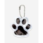 Светоотражающий элемент лапка 5.5х4.8 см цепочка, серый