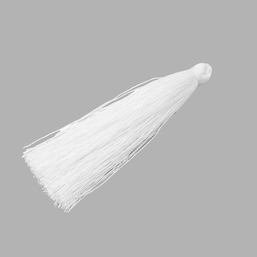 Кисти шторные 65.0 мм, декоративные, п/э, белый, уп.12 шт