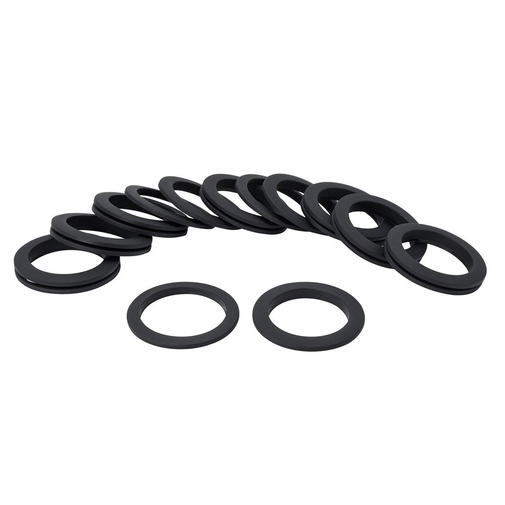 Люверс шторный ⌀50 мм, с многоур. замком пластик, 46 черный софт тач, 10 шт