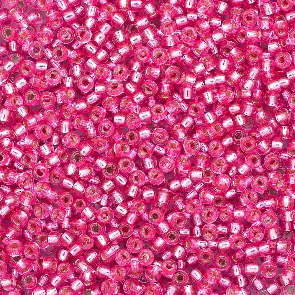 Бисер Preciosa цветной с серебр.центром 10/0 (2.3 мм), 100 г (5х20 г), цв. 08277