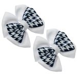 Набор резинок для волос 10 шт (5х2 шт), №02 белый-синий, Cherry Mary DR07081