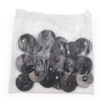 Пуговицы на ножке (3.00-521-28А) (черный), 20 шт