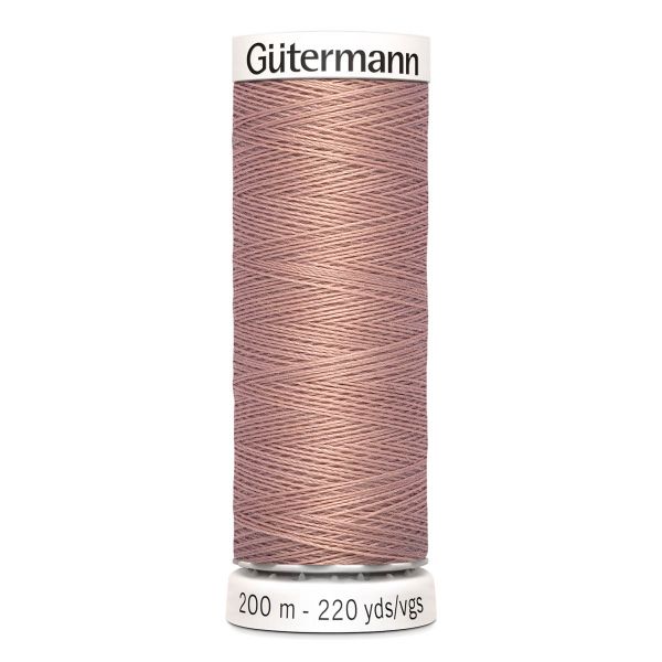 Нитки универсальные Gutermann Sew-all, 200м, 991 розово-бежевая пудра, 5 катушек