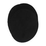 Заплатки термоклеевые из замши: овал 9.4х11.4 см - 2 шт, овал 9.9х12.7 см - 2 шт, 100% кожа, 30 черный, 5215