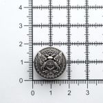 Пуговицы на ножке 28L (18мм), металл (Old Nickel серебро черненое), 36 шт, ME 643