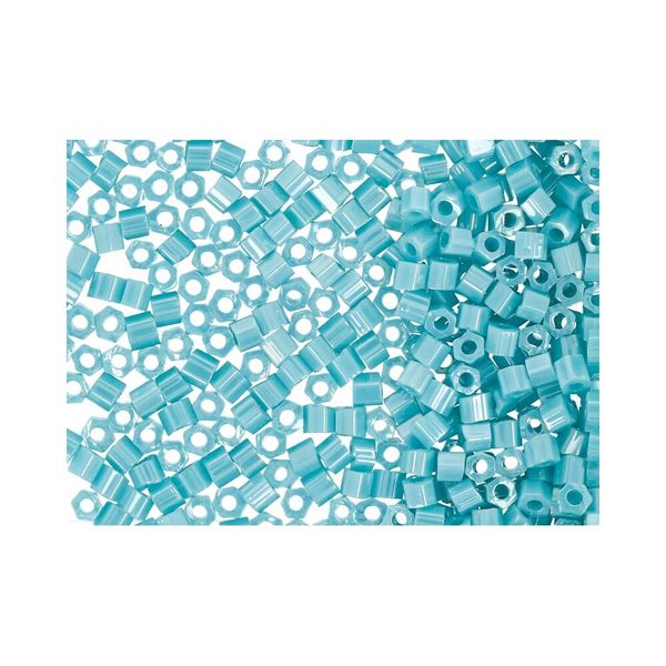 Бисер Toho 11/0 Hexagon 3 (2.2 мм), 25 г (5х5 г), 0132 зеленый/перл