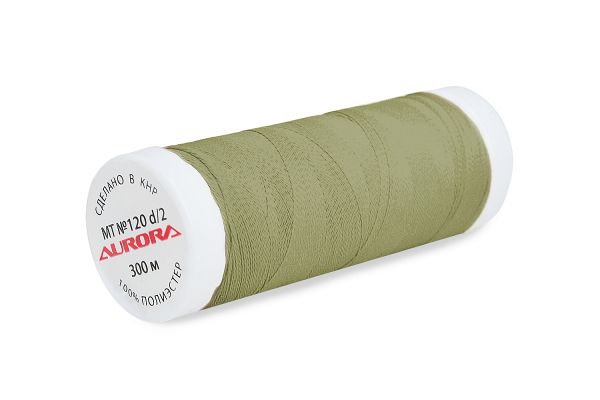 Нитки вышивальные матовые Aurora №120, 300 м, цв. MT4014, 5 катушек