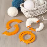 Устройство для изготовления помпонов, разъемное, 10 см, 2 шт, Pony