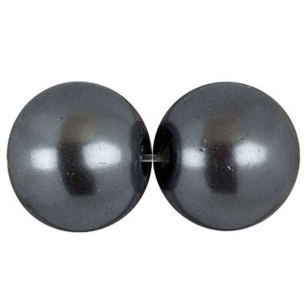 Бусины стекло ⌀4 мм, нить 106 шт, №25 серый, Zlatka GBP-01