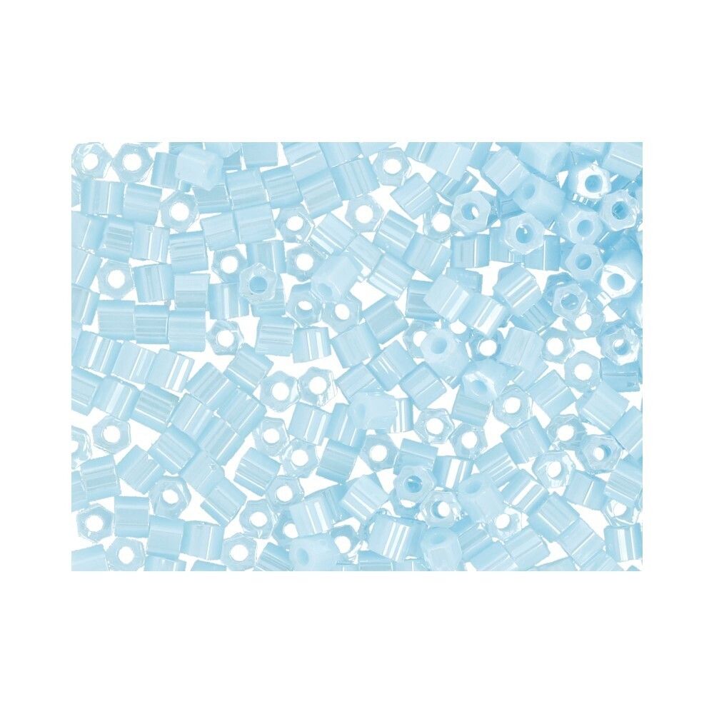 Бисер Toho 11/0 Hexagon 3 (2.2 мм), 500 г, 0124 голубой/перл