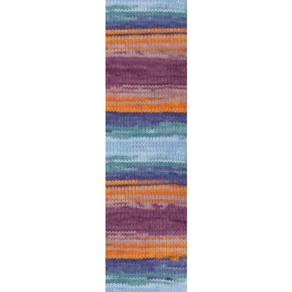 Пряжа Alize (Ализе) Burcum Batik / уп.5 мот. по 100 г, 210м, 7919 секционный